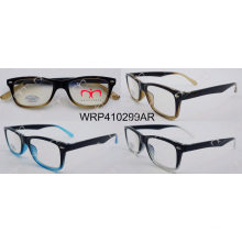 Vidrios de lectura vendedores calientes de moda de Eyewear del color doble (000004AR)